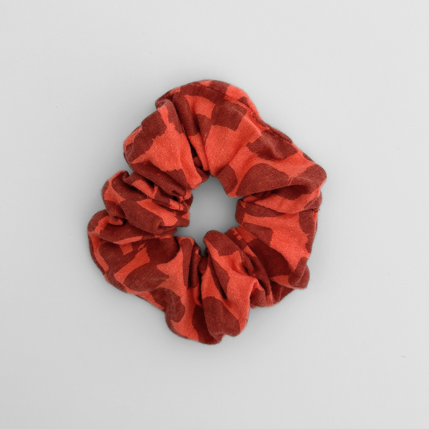 Zero Waste Scrunchie | Hot Coral