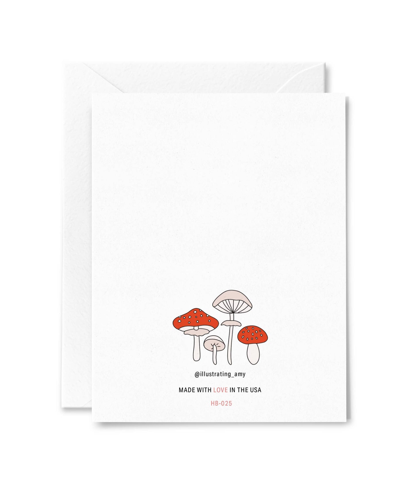 Mushroom Skating Birthday Card