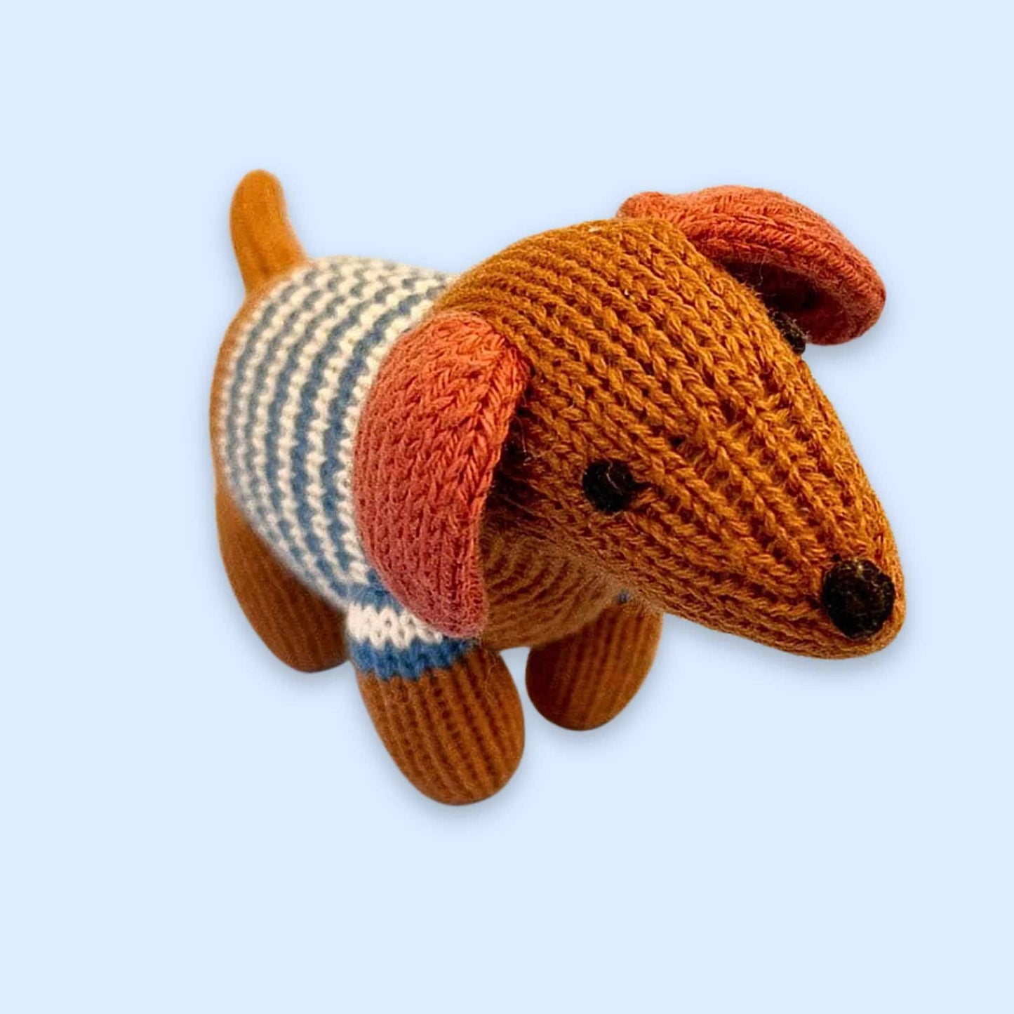 Dog Baby Rattle | Blue
