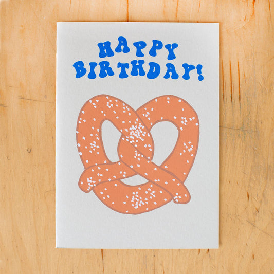 BIRTHDAY PRETZEL GREETING CARD