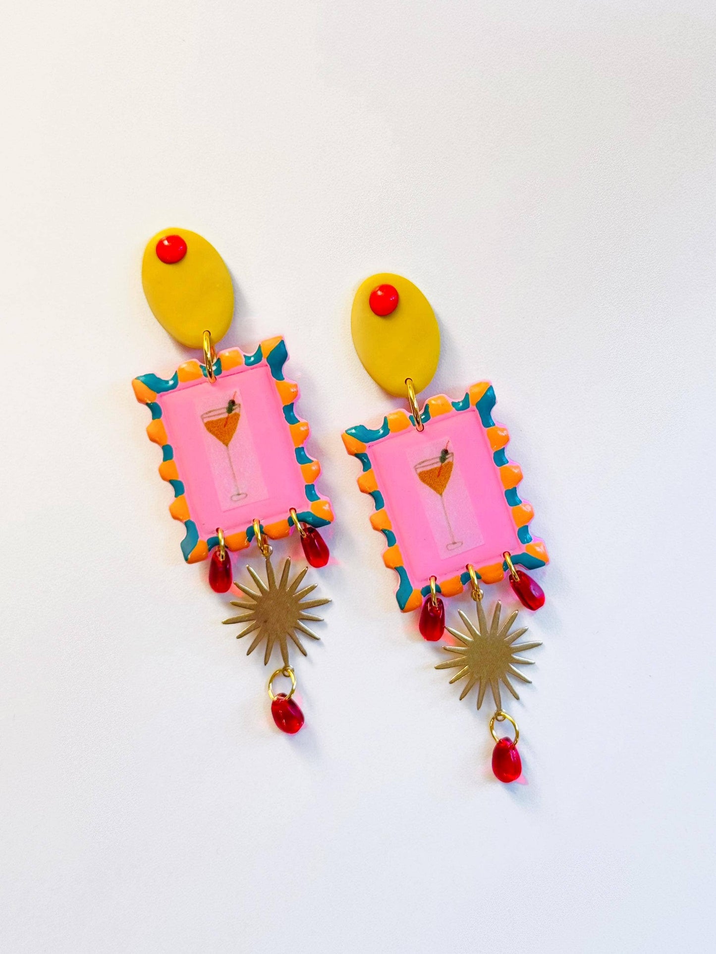 Summer Foodie Earrings | Pink