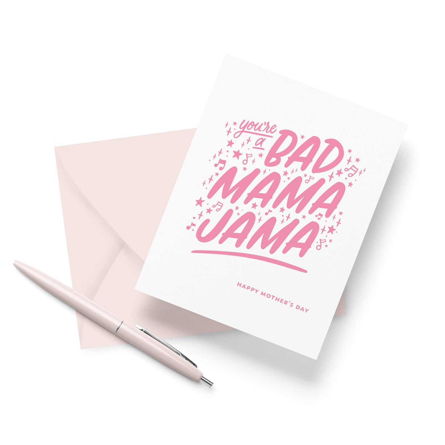 Bad Mama Jama | Fun Letterpress Mother’s Day Card