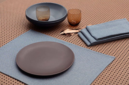 Rustic Placemats, Set of 4: Denim