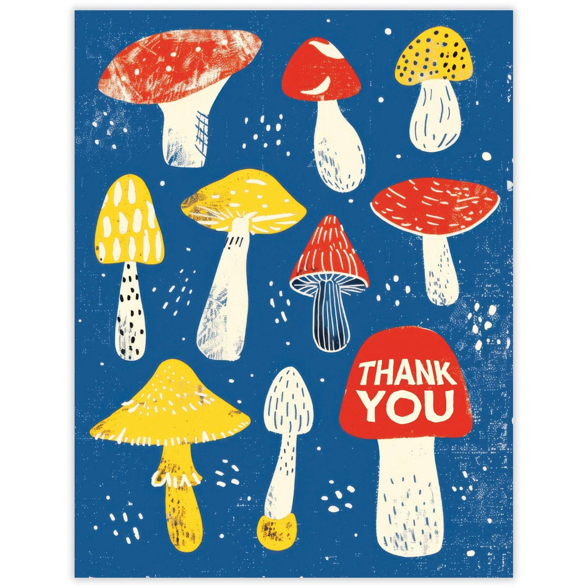 Mushrooms Thank You Card