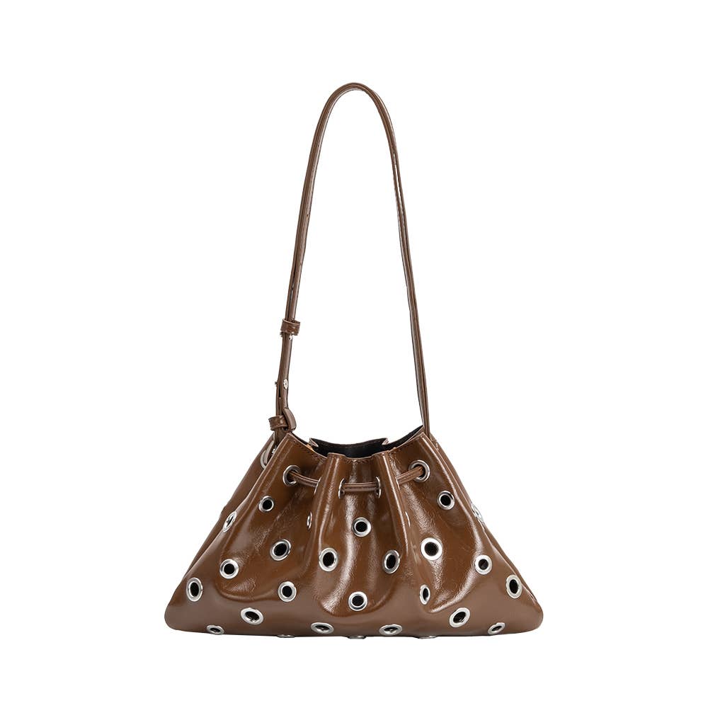 Paloma Chocolate Recycled Vegan Shoulder Bag