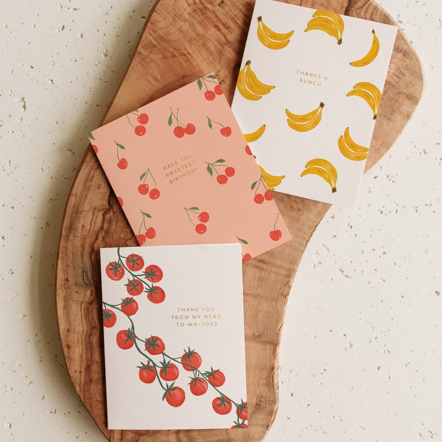 Thanks a Bunch Bananas Greeting Card: Single