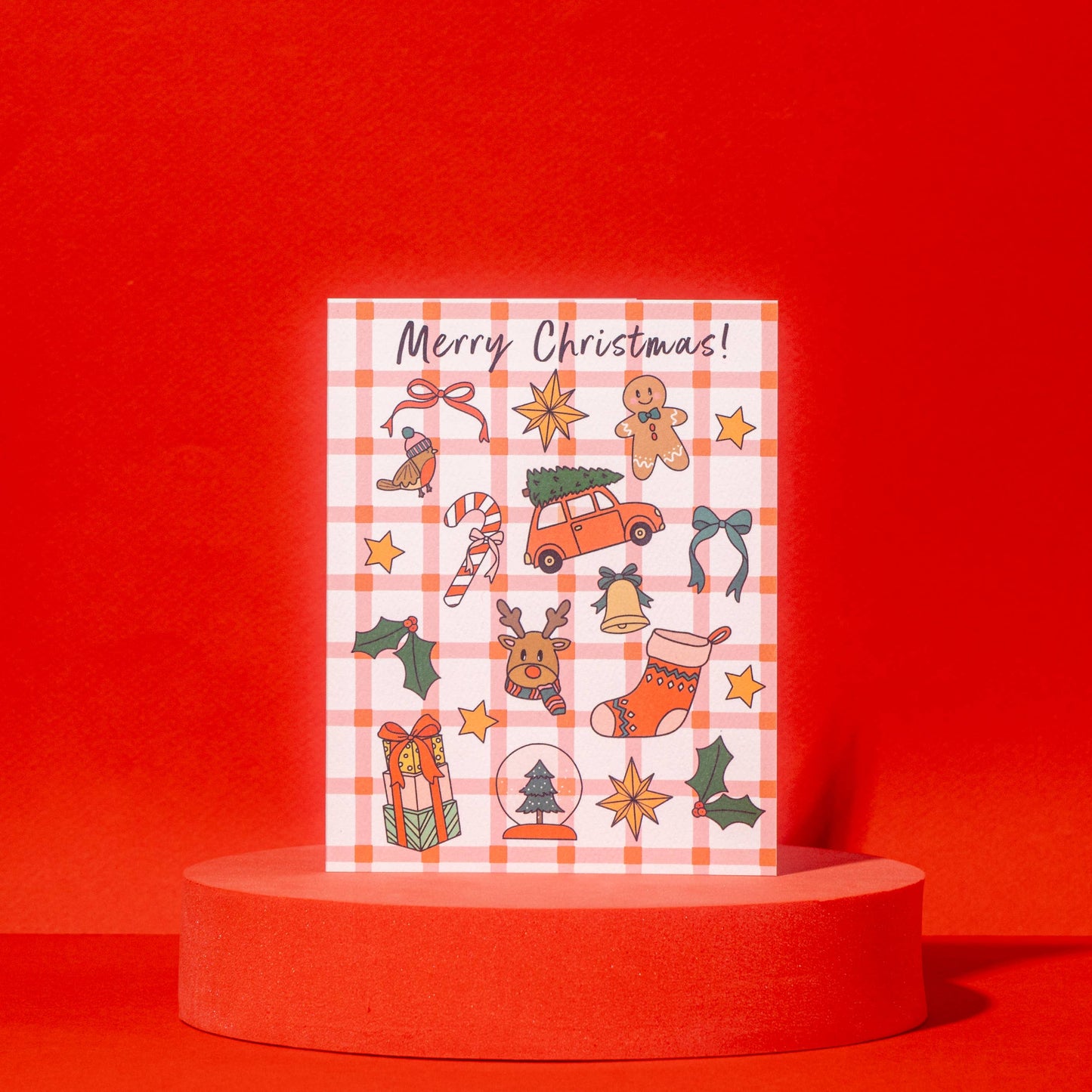 Festive Icons Christmas Greeting Card