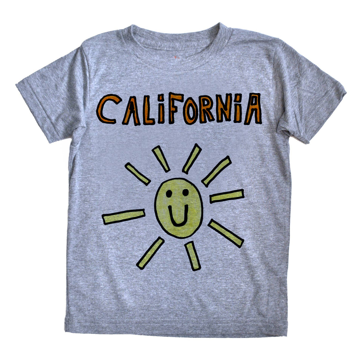 CA Sunshine - Kids Triblend Tee: Grey / 3 - 6 Months