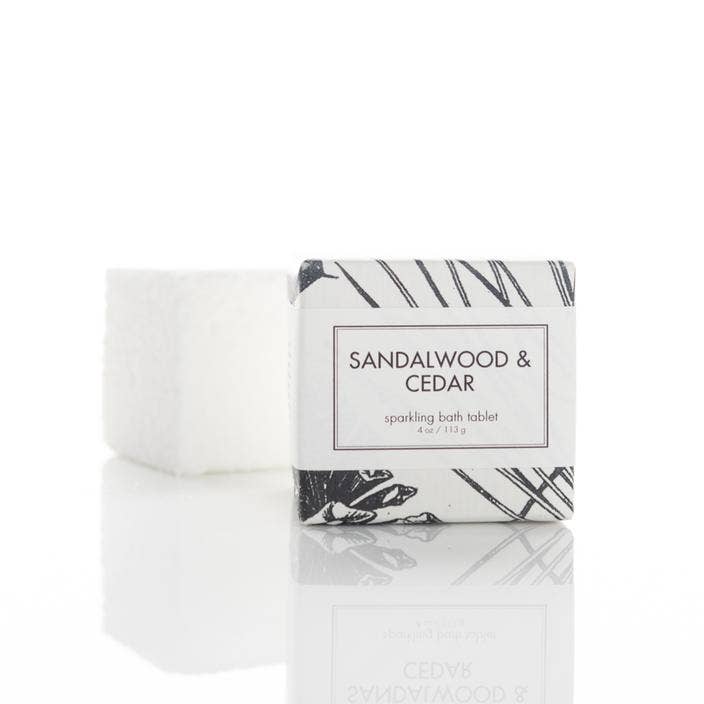 DROP DOWN MENU - SPARKLING BATH TABLETS: Palo Santo & Oud