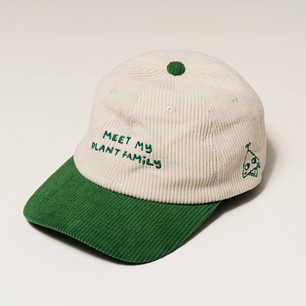 FAUNA: Corduroy baseball cap: Green