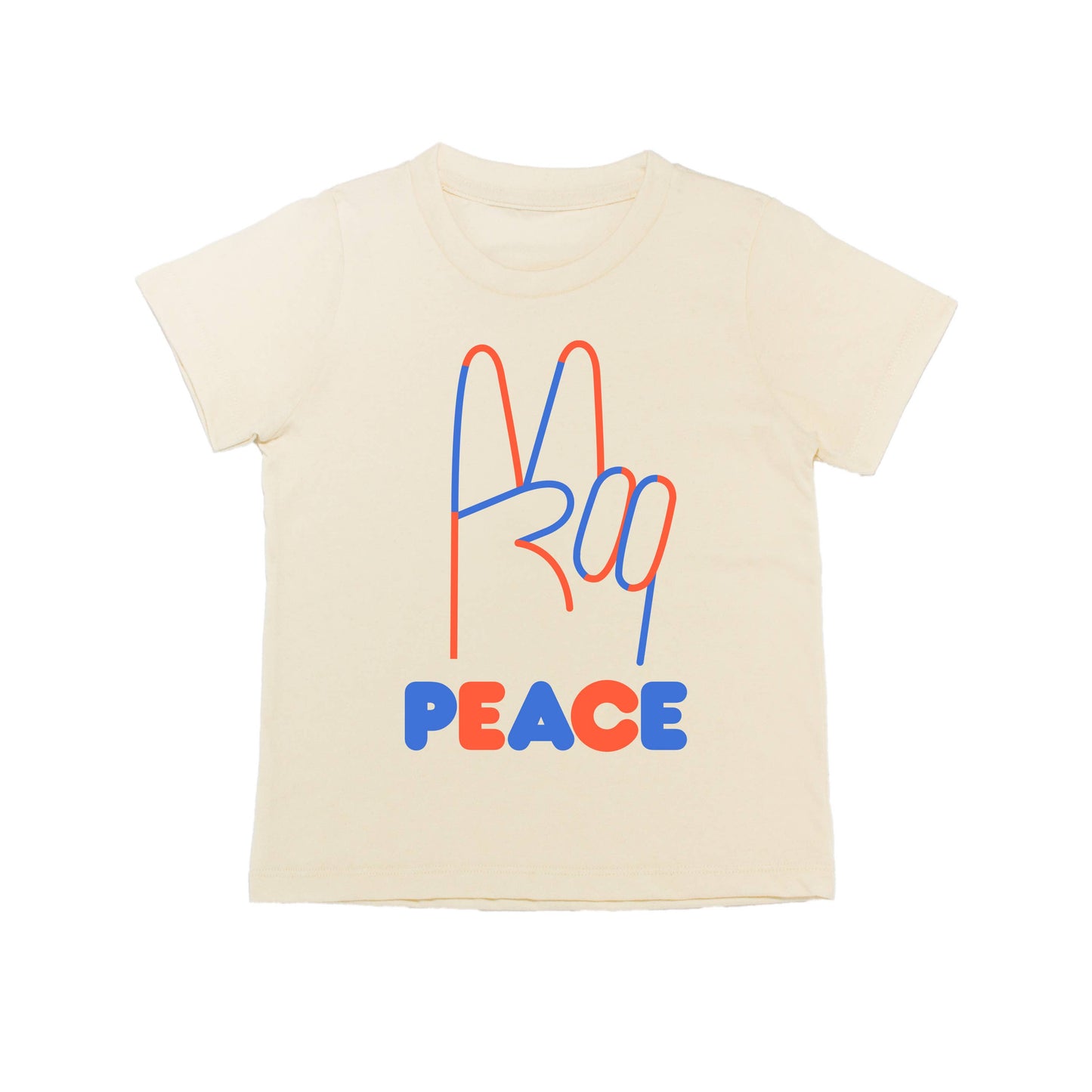 Peace Kid's Fourth of July Graphic Tee: 12-18 months