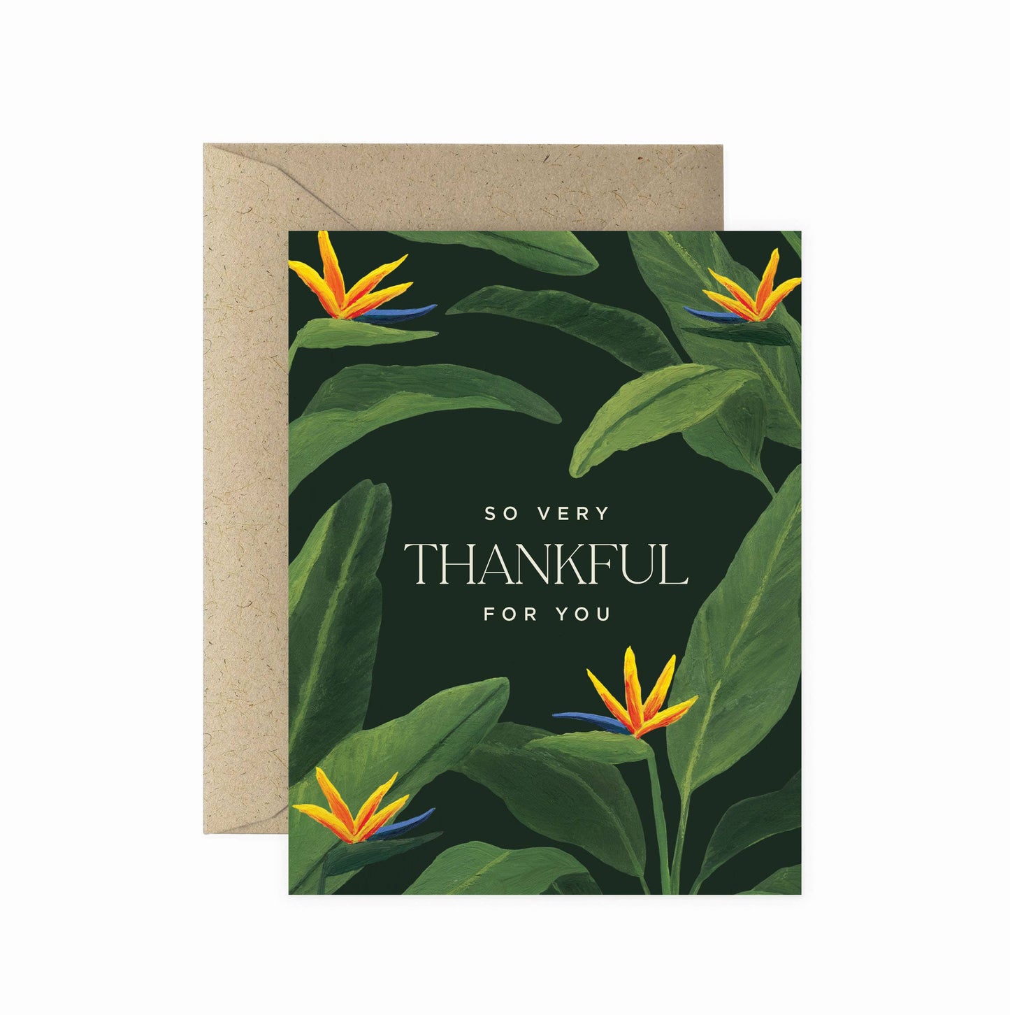Bird of Paradise Thankful Greeting Card | Thank You