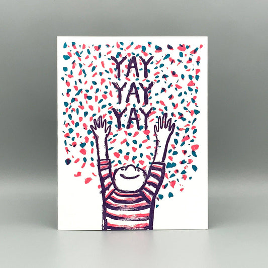 Yay Yay Yay Congrats Card