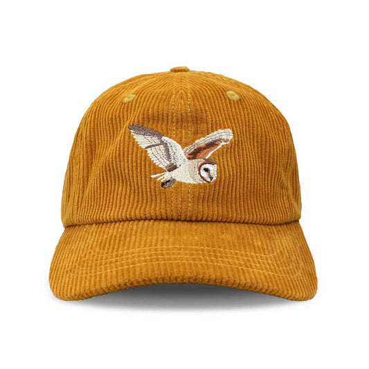 Barn Owl Corduroy Hat: Amber