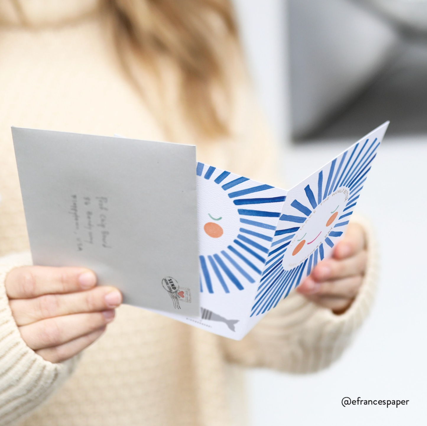Hold Your Umbrella Greeting Card