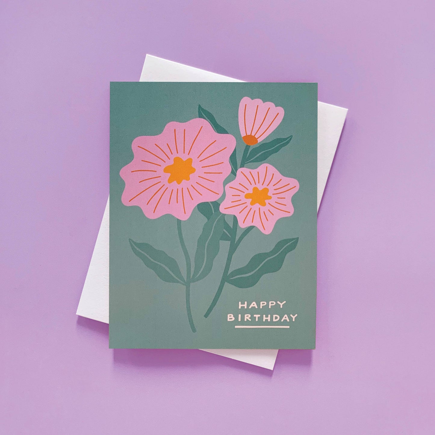 Birthday Flowers - Birthday Card