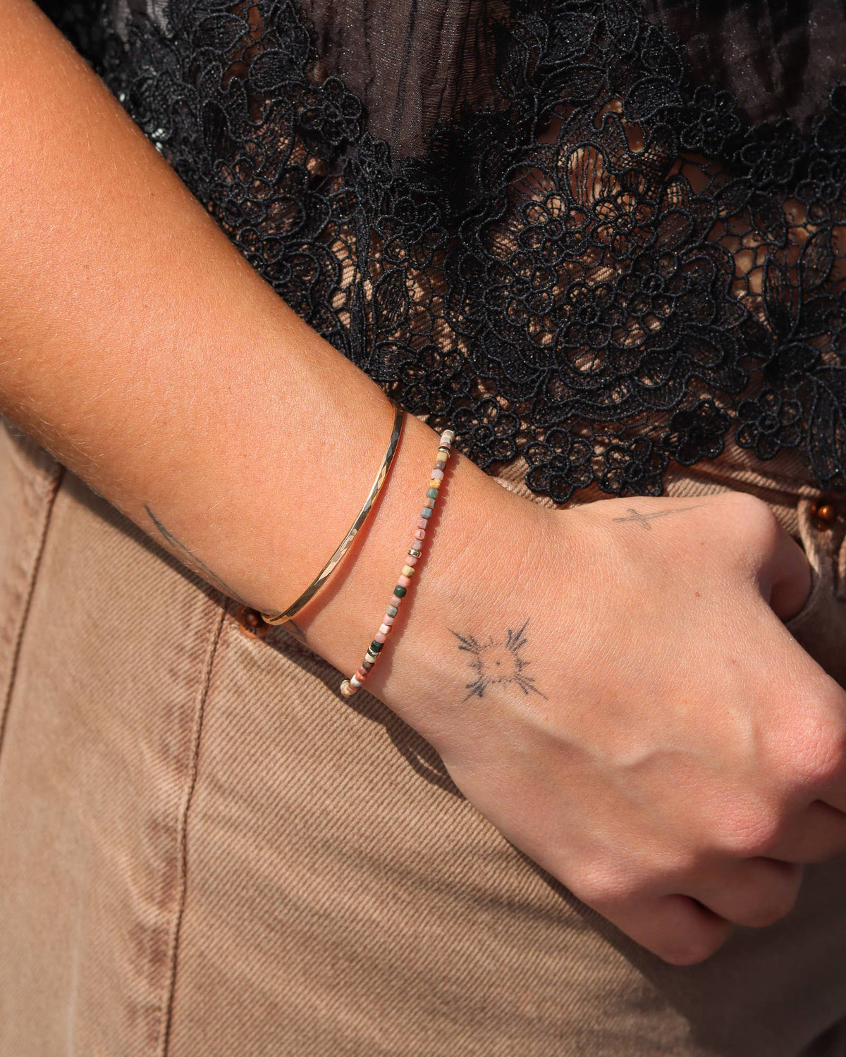 Last Light Bracelet: 6.5" / Gold Filled