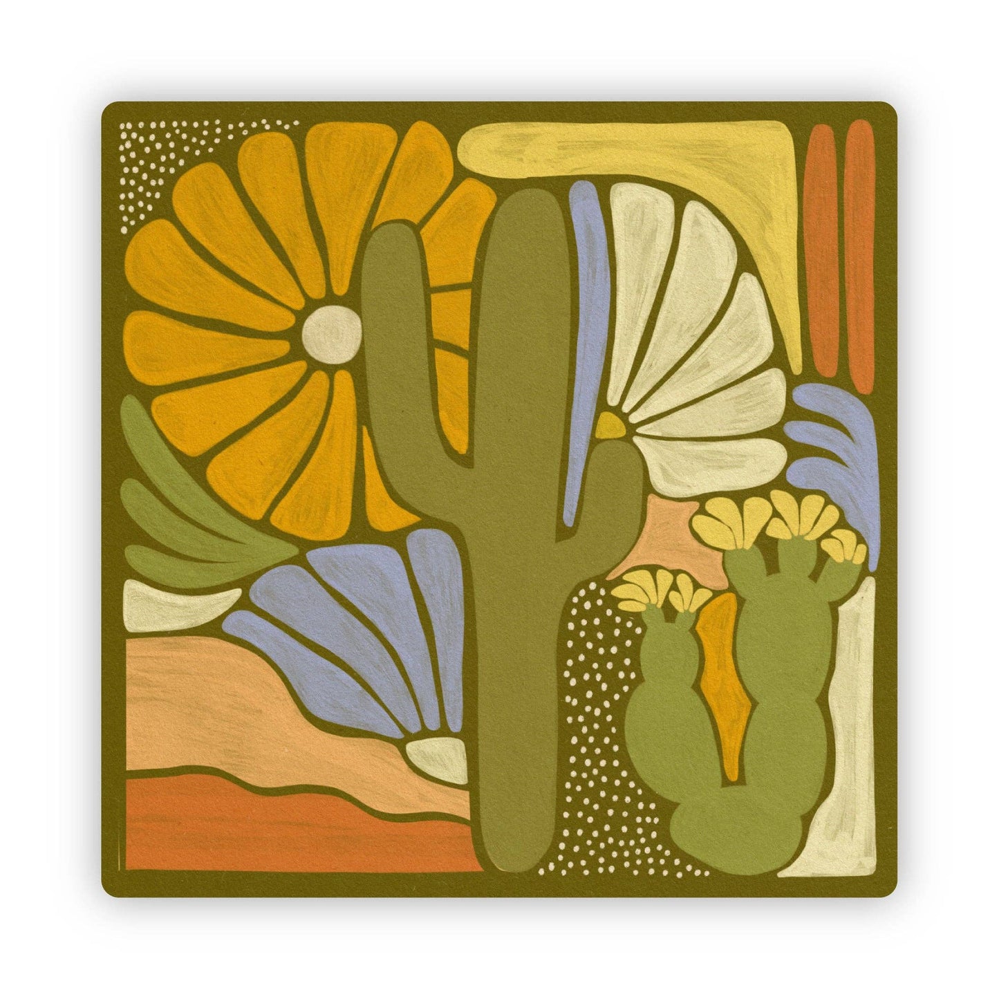 Saguaro Fields Vinyl Sticker