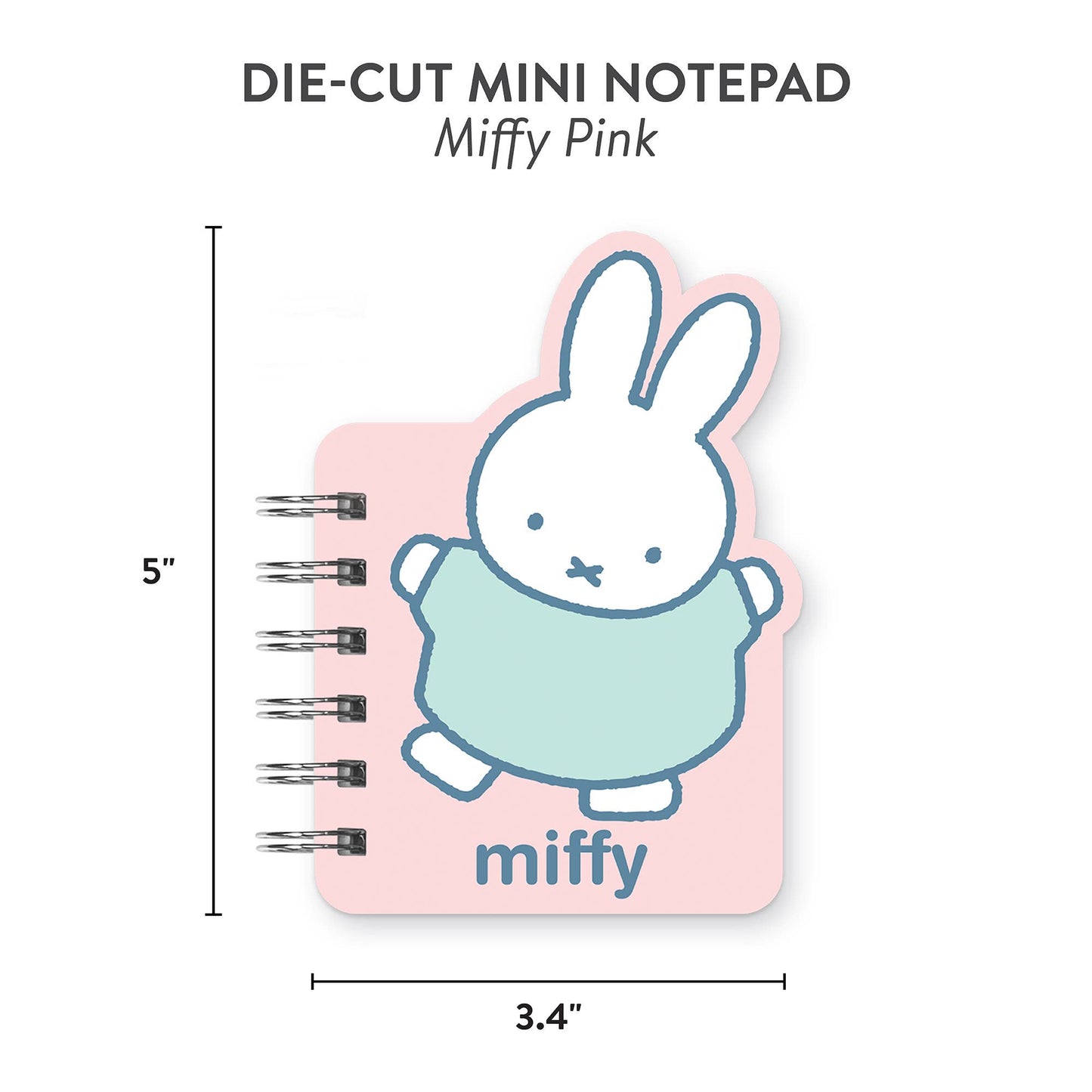 Miffy Pink Die-Cut Mini Notepad