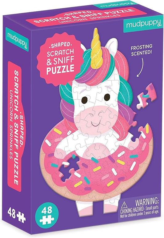 Donut Floatie Unicorn Scratch & Sniff Mini Puzzle