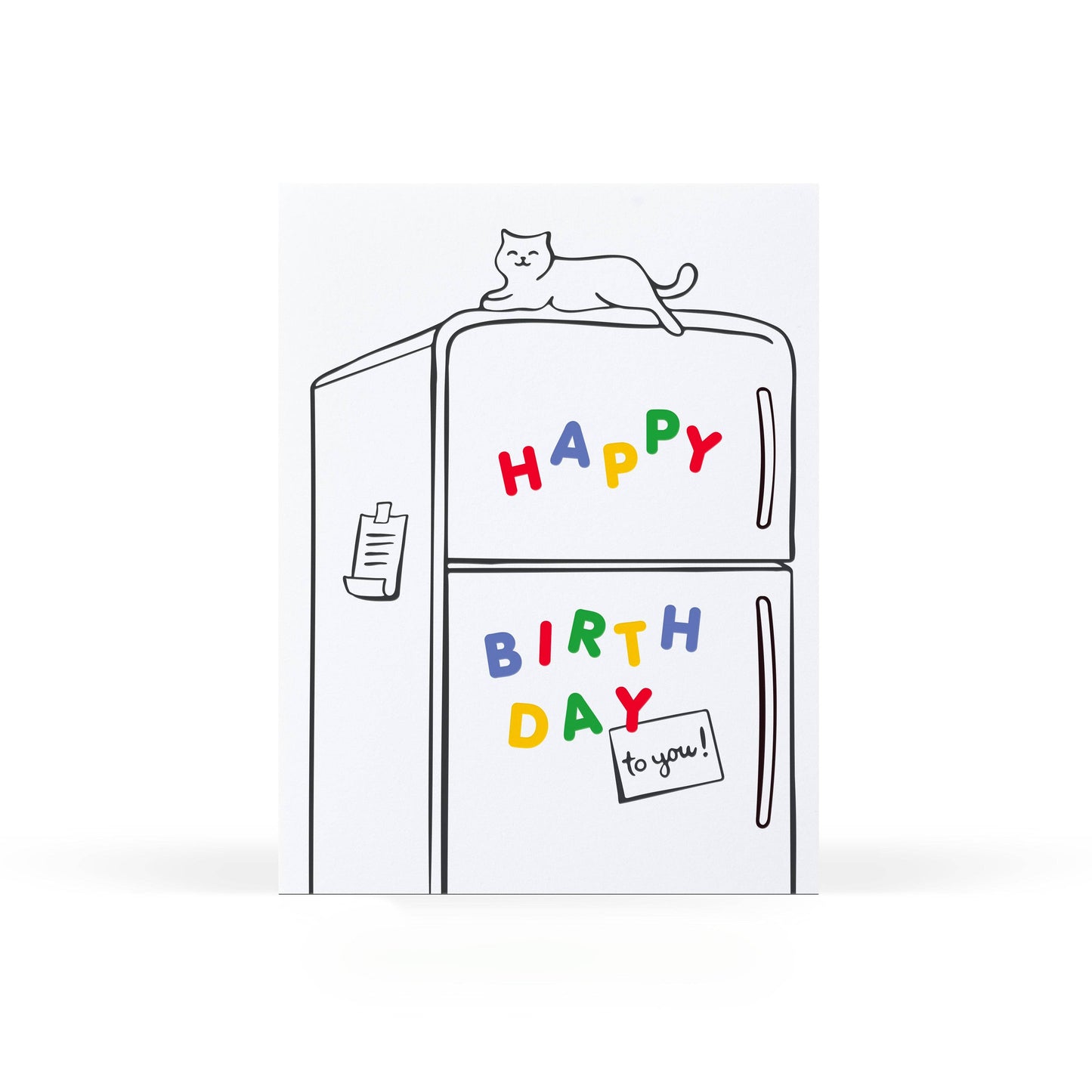Birthday Fridge Card