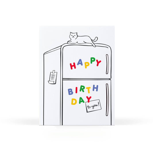 Birthday Fridge Card