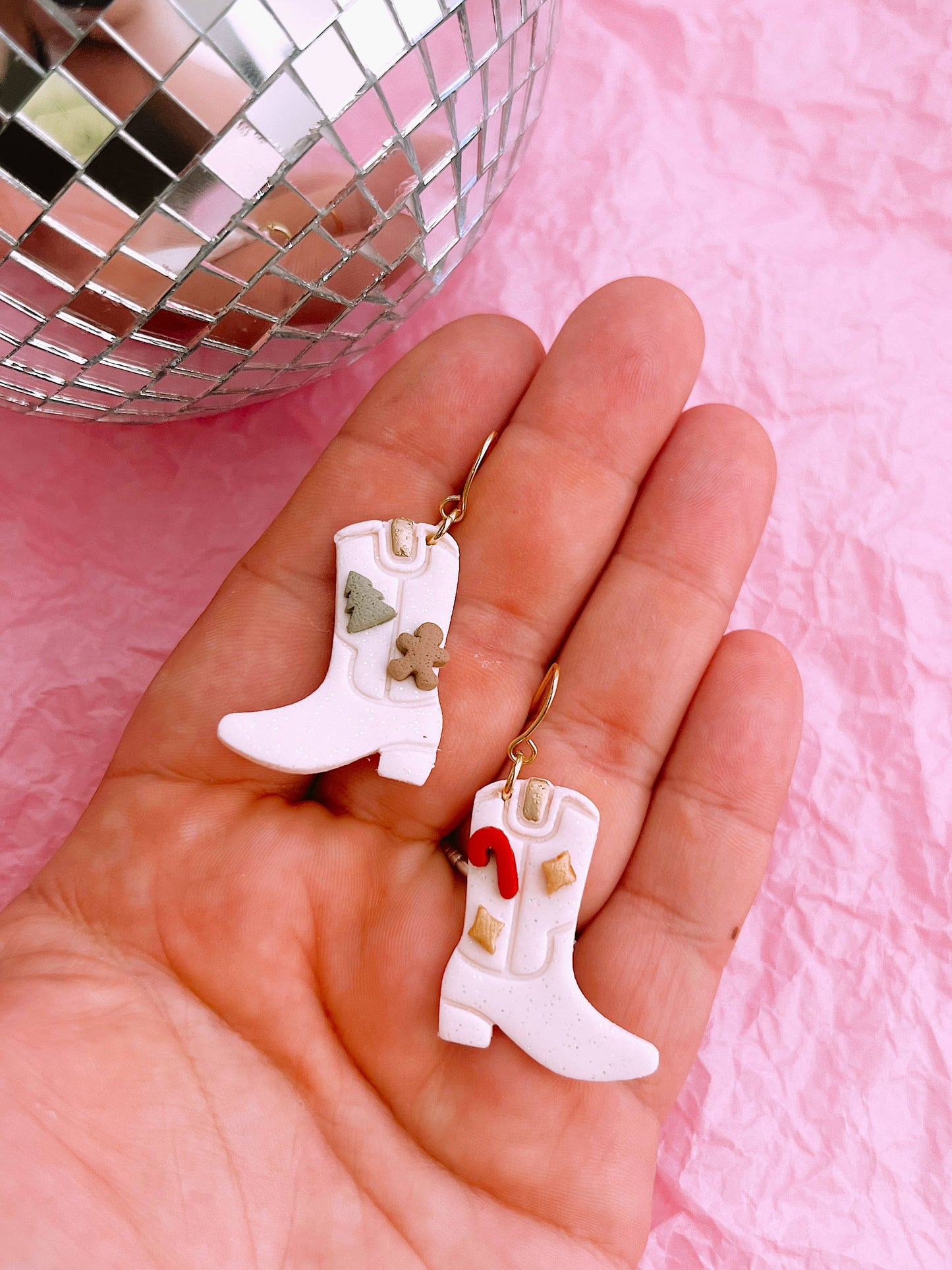 Howdy Holiday Boot Dangles - Christmas, Festive, Western