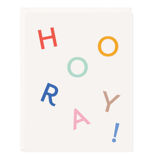 Hooray Letters Congrats Card