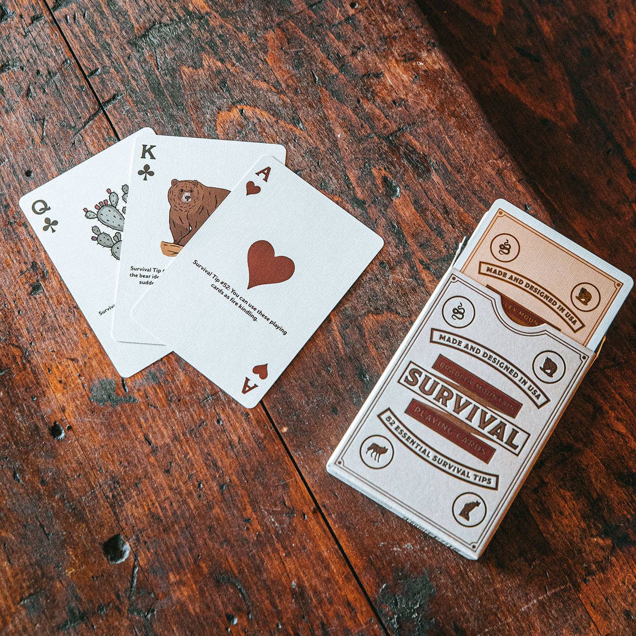 Survival Playing Cards - Cream