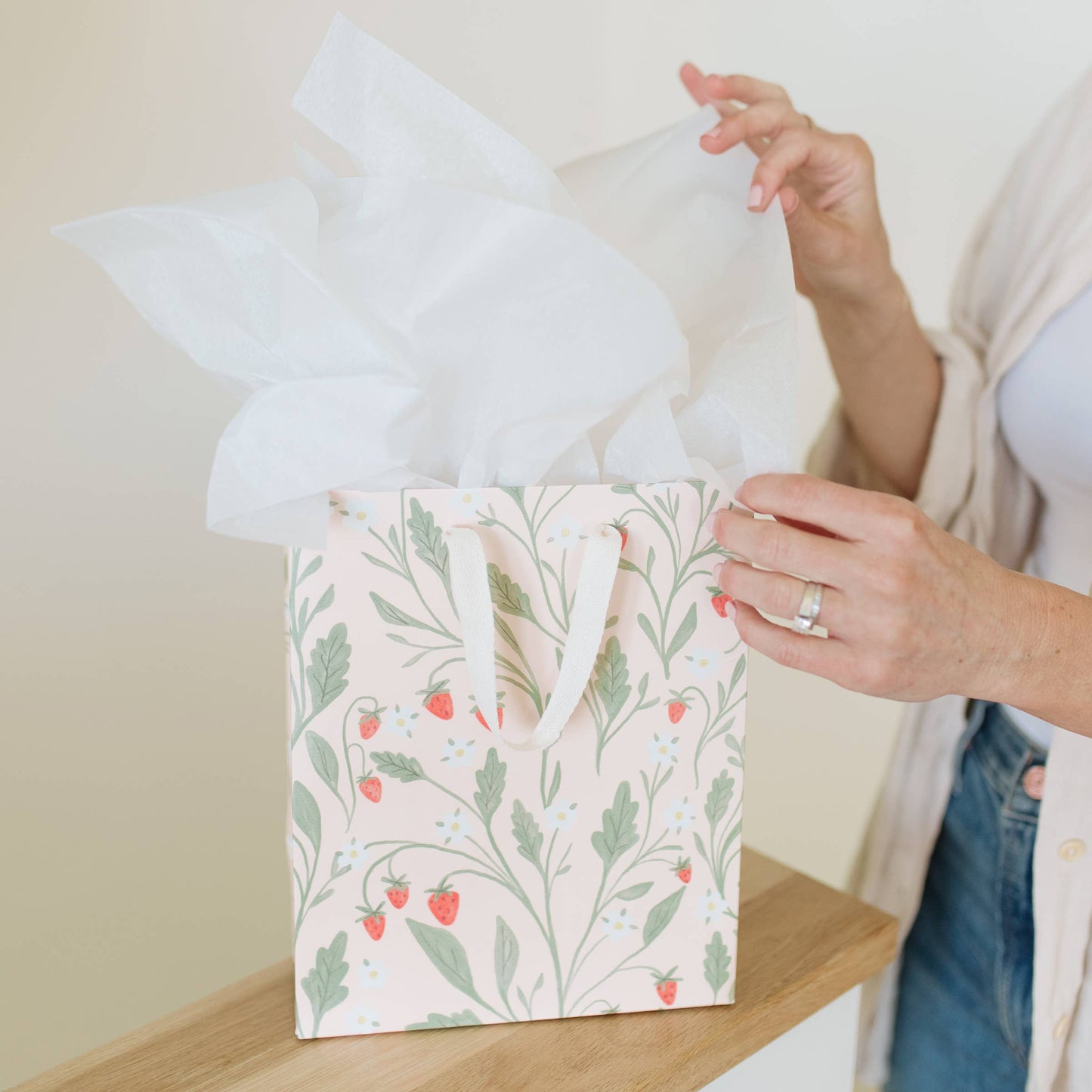Strawberry Gift Bag: Medium