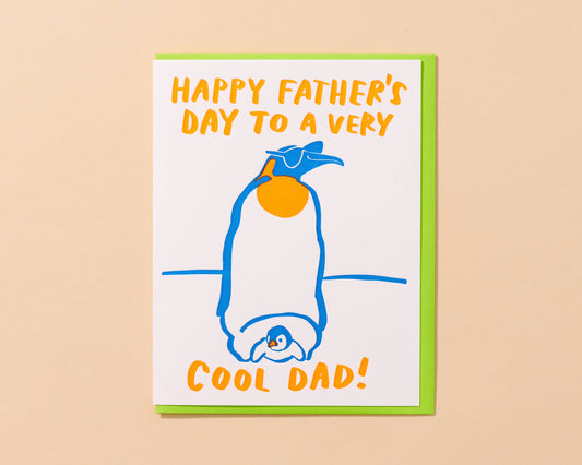 Cool Dad Penguin Father's Day Card