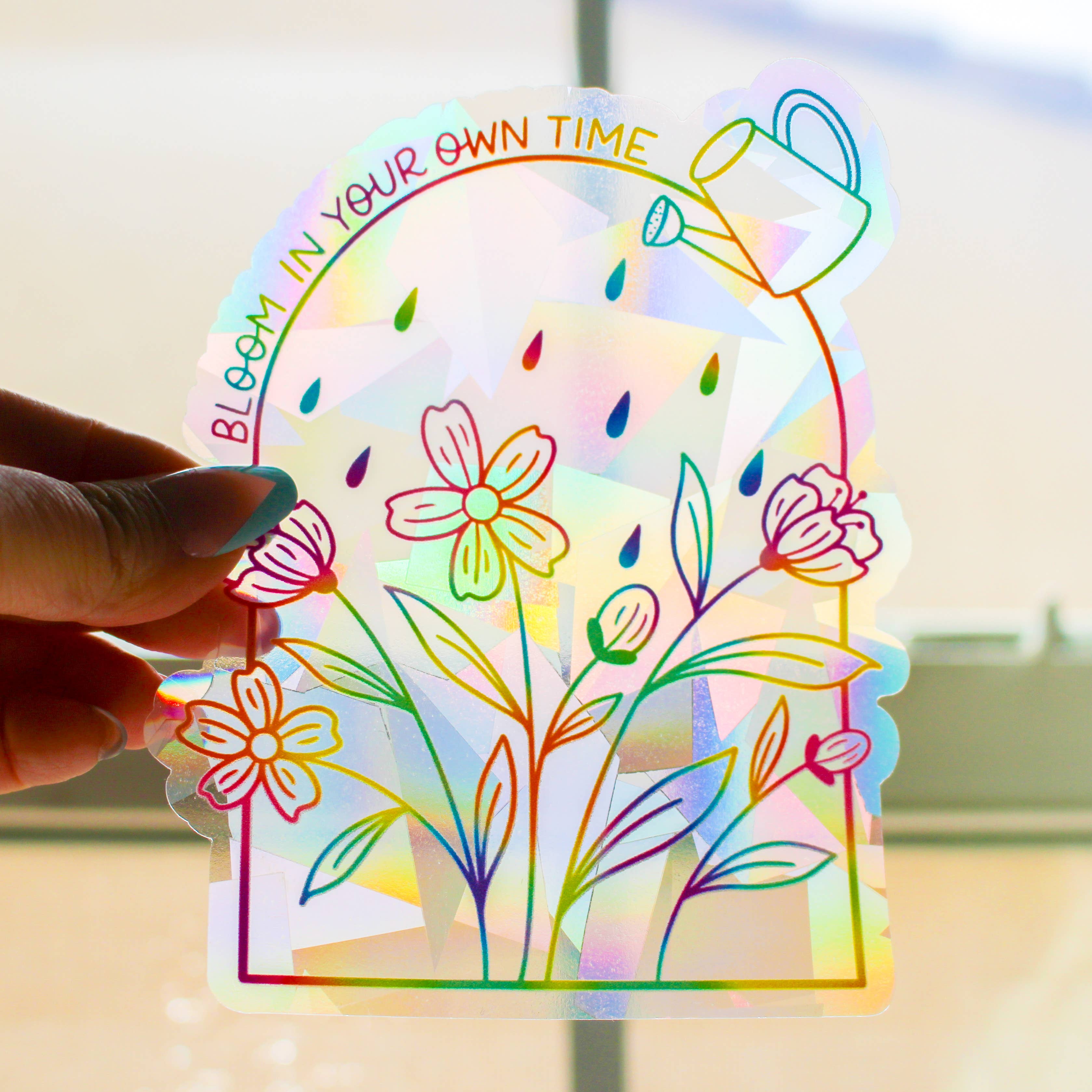 Bloom in Your Own Time Rainbow-Making Suncatcher - Thumbnail 5