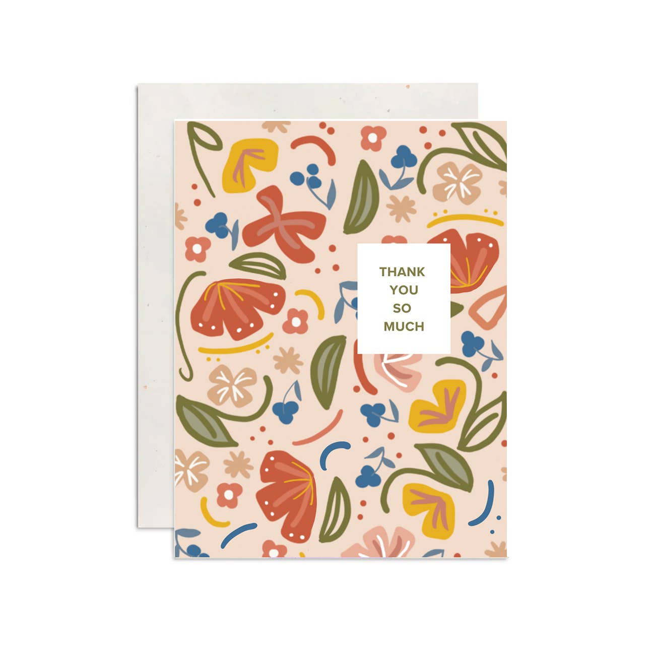 Floral Thank You Card