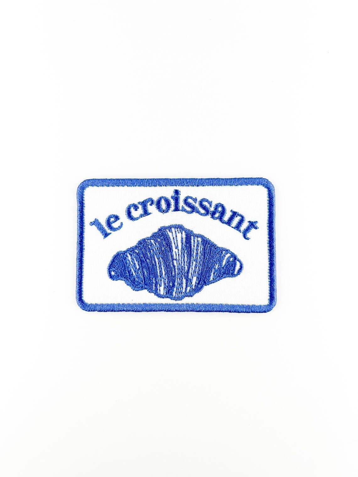 Le Croissant Embroidered Iron-On Patch