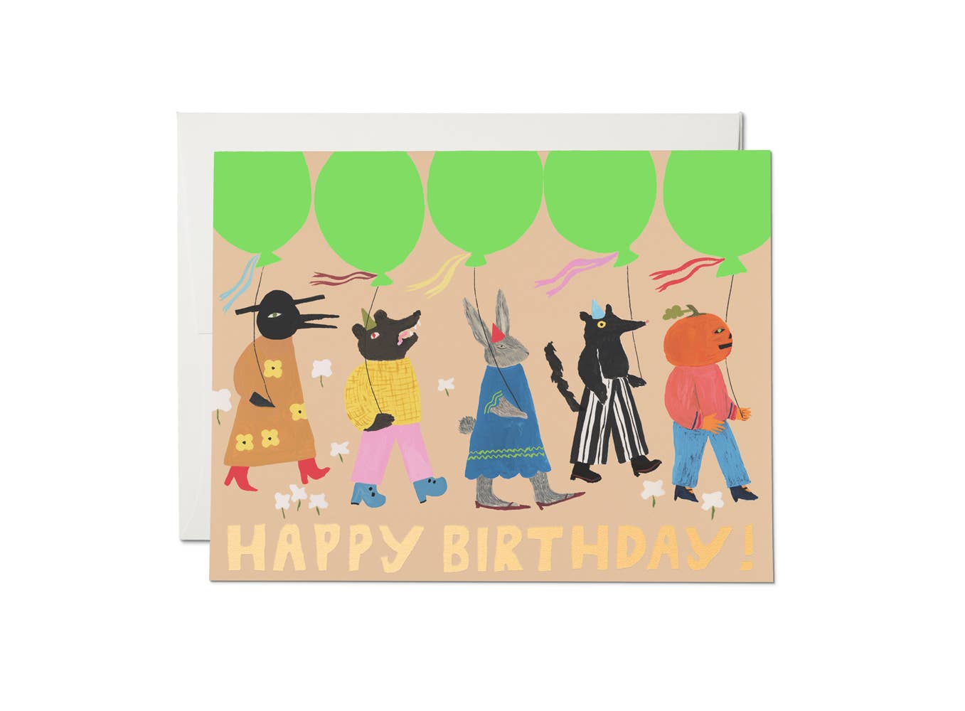 Marching Birthday Card