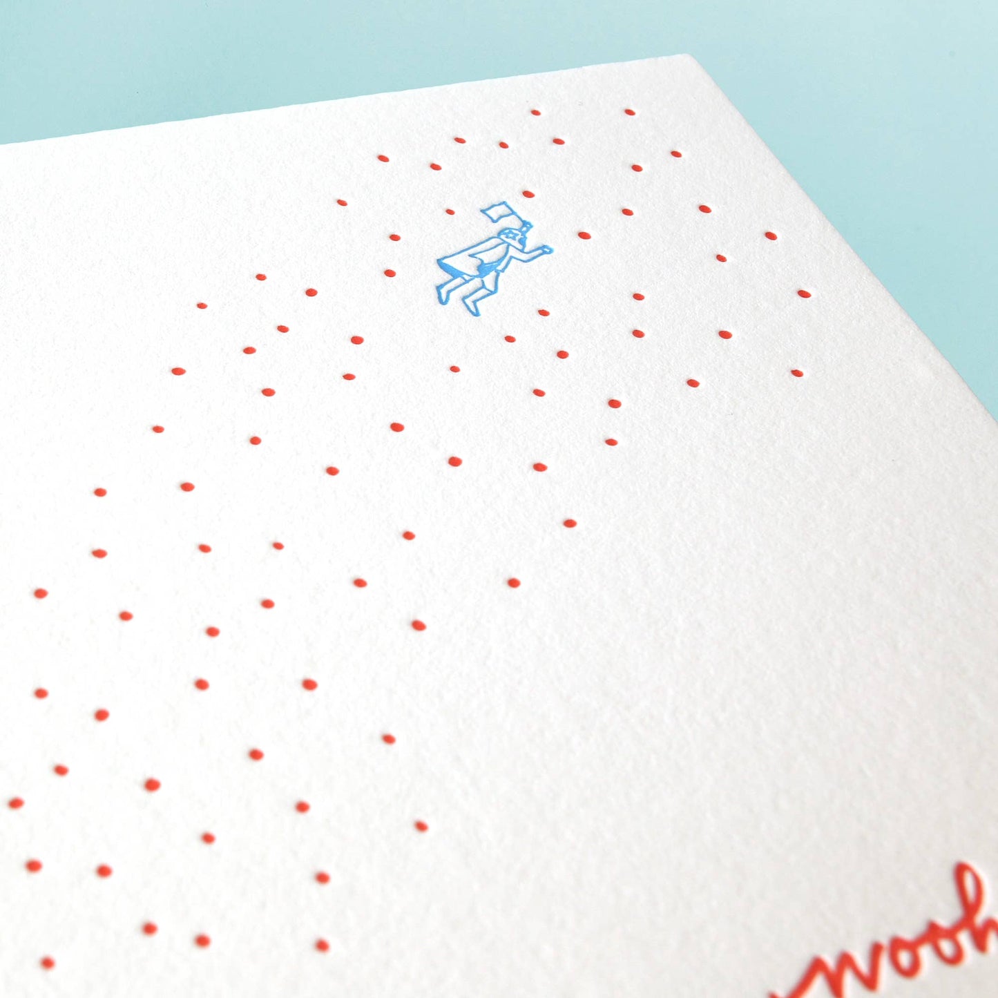 Confetti Cannon Letterpress Congrats Card