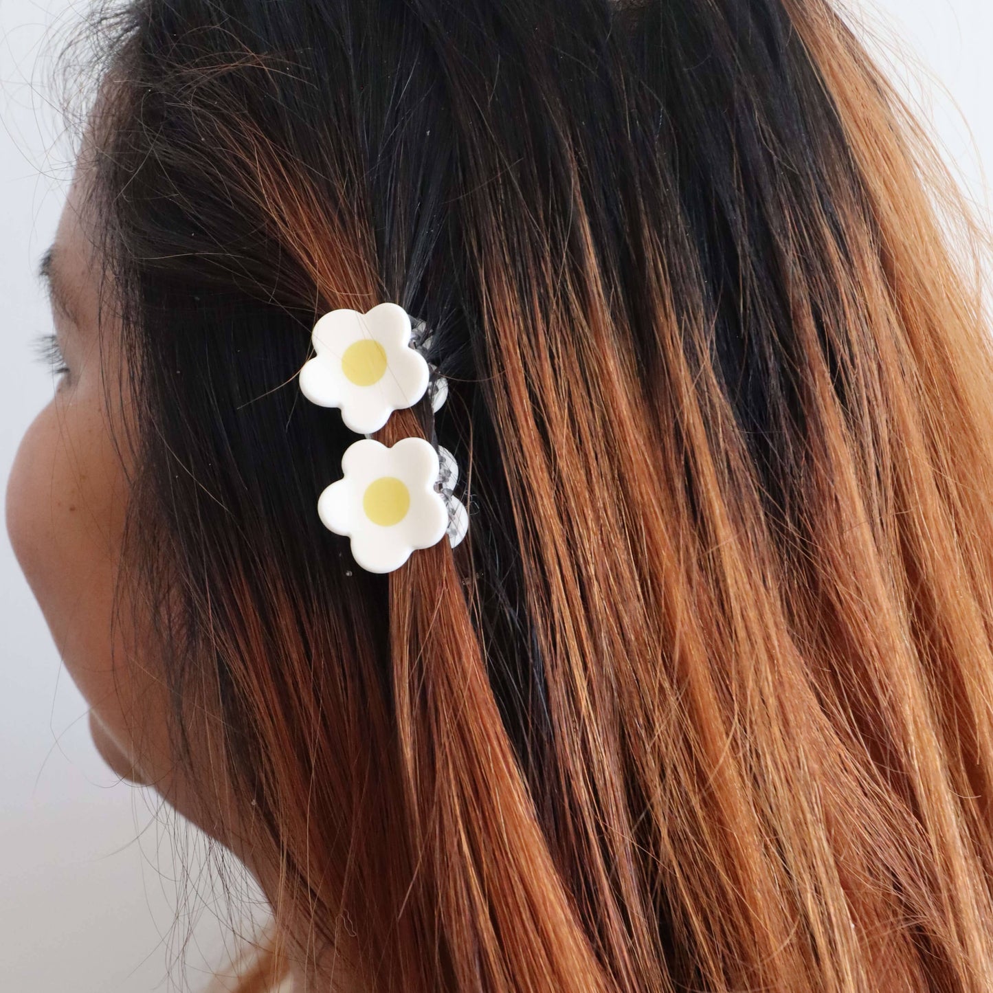 Micro Fruit and Flowers Hair Claw Clip Set