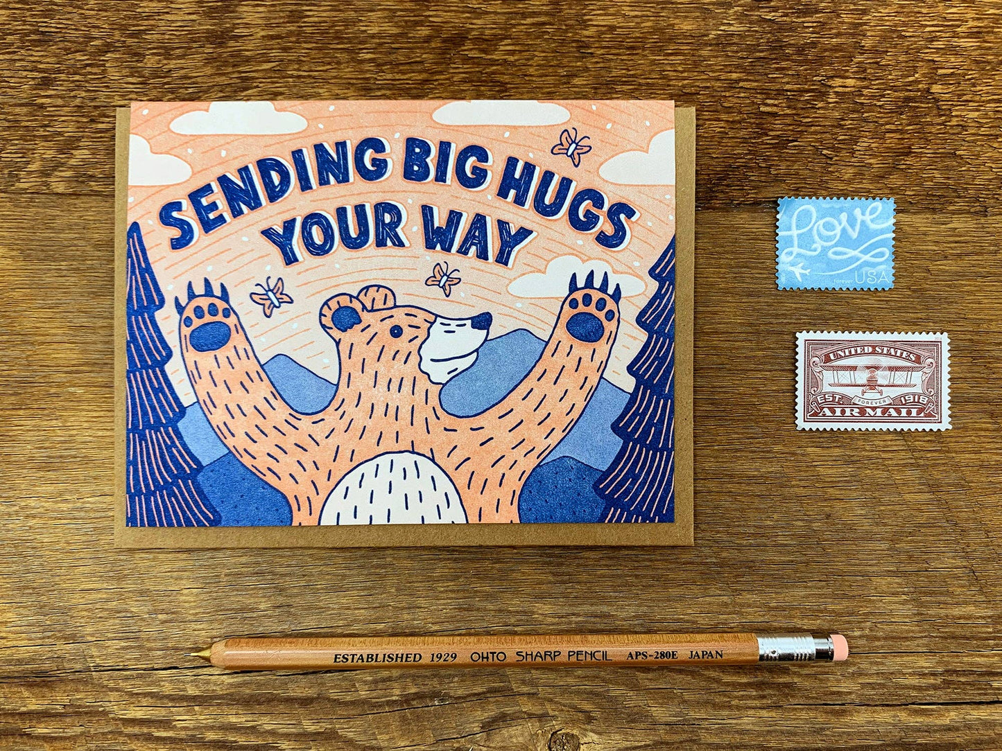 Big Hugs Bear Card