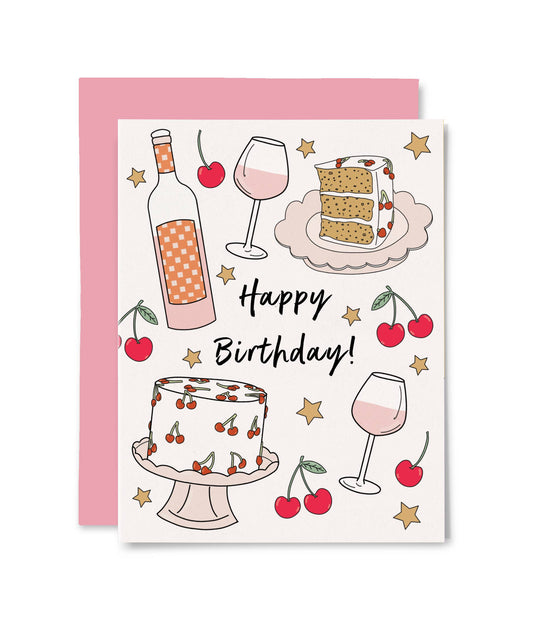 Birthday Cherries Card