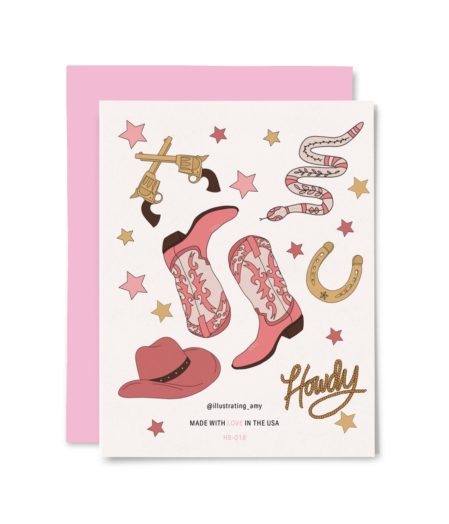 Happy Birthday Cowgirl Card