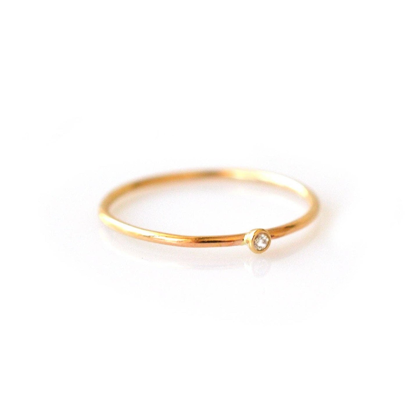 Solo Diamond Ring | 14kt Gold | 6