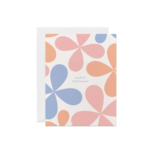 Abstract Flower | Birthday Greeting Card