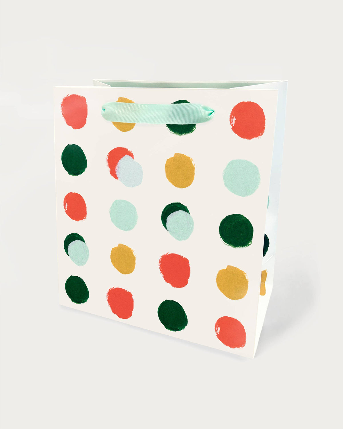 Dotted Holiday Gift Bag