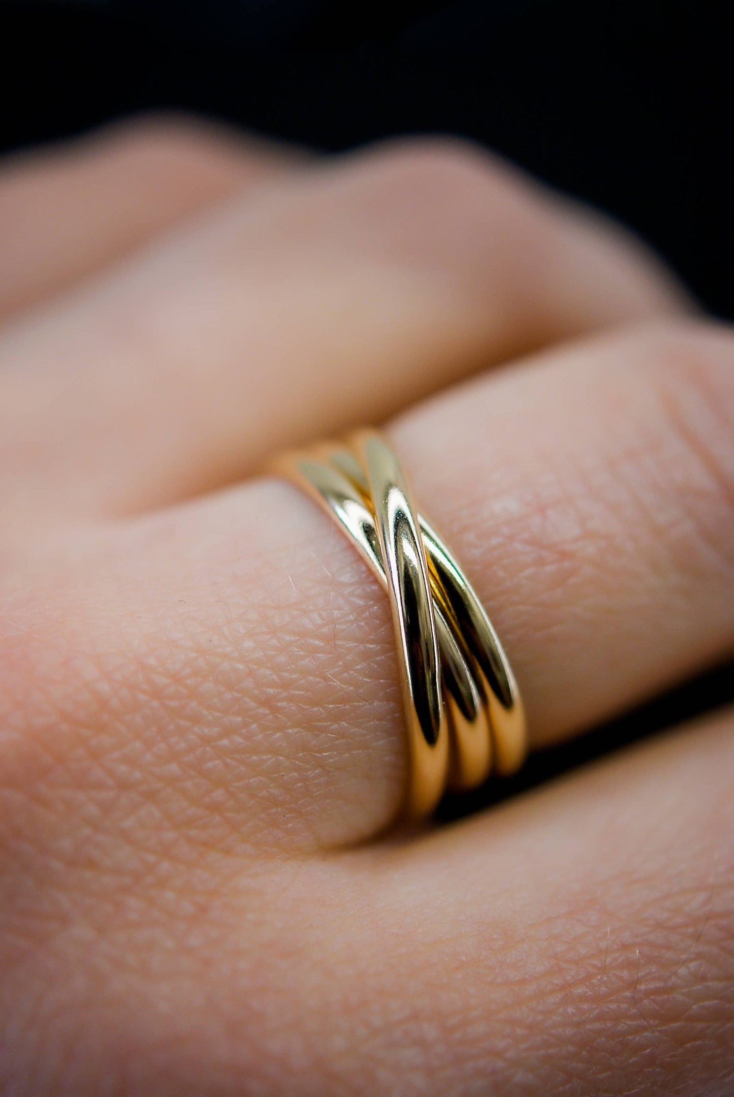 Overlap Ring, 14K Gold Fill: 8