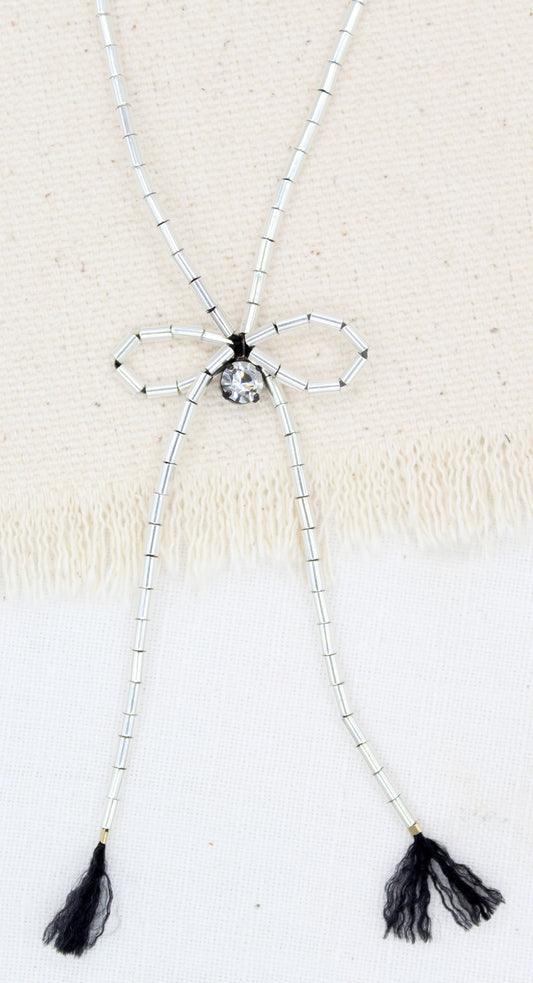 Forget Me Not Necklace: Holiday: Silver Bells
