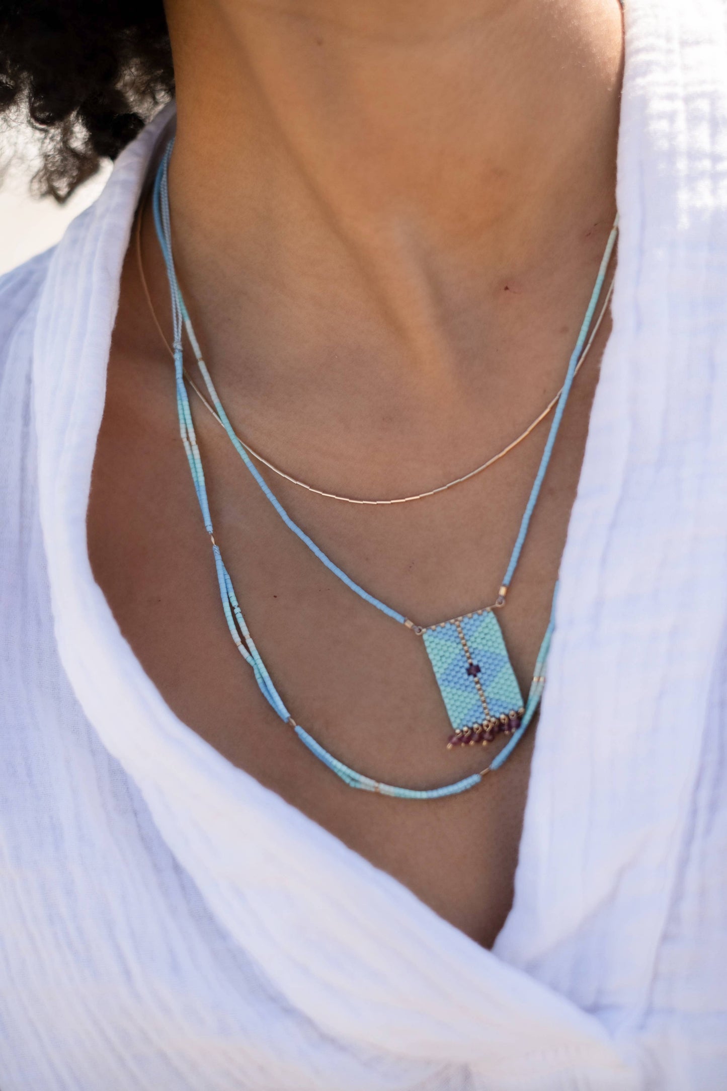 Summer Necklace | Aqua