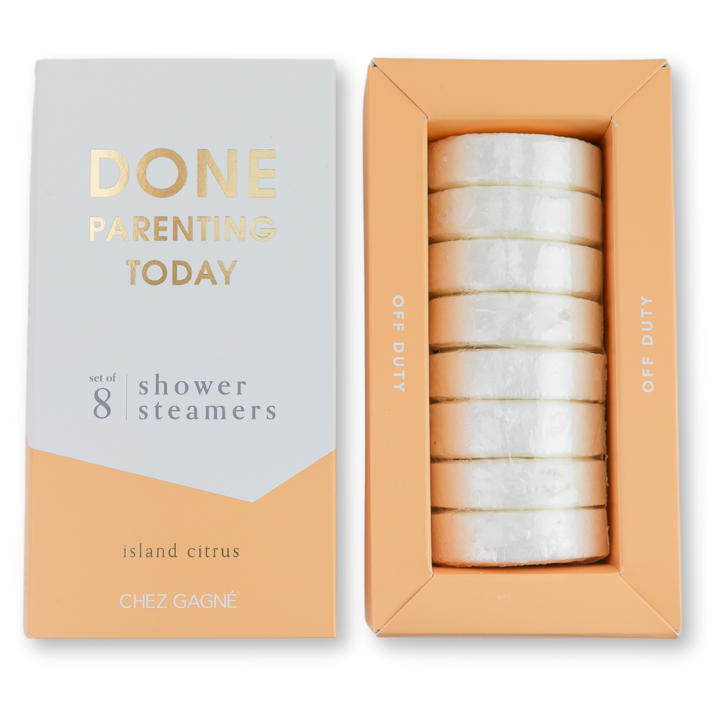 Done Parenting Today  - Aromatherapy Shower Steamers - Island Citrus - Set of 8