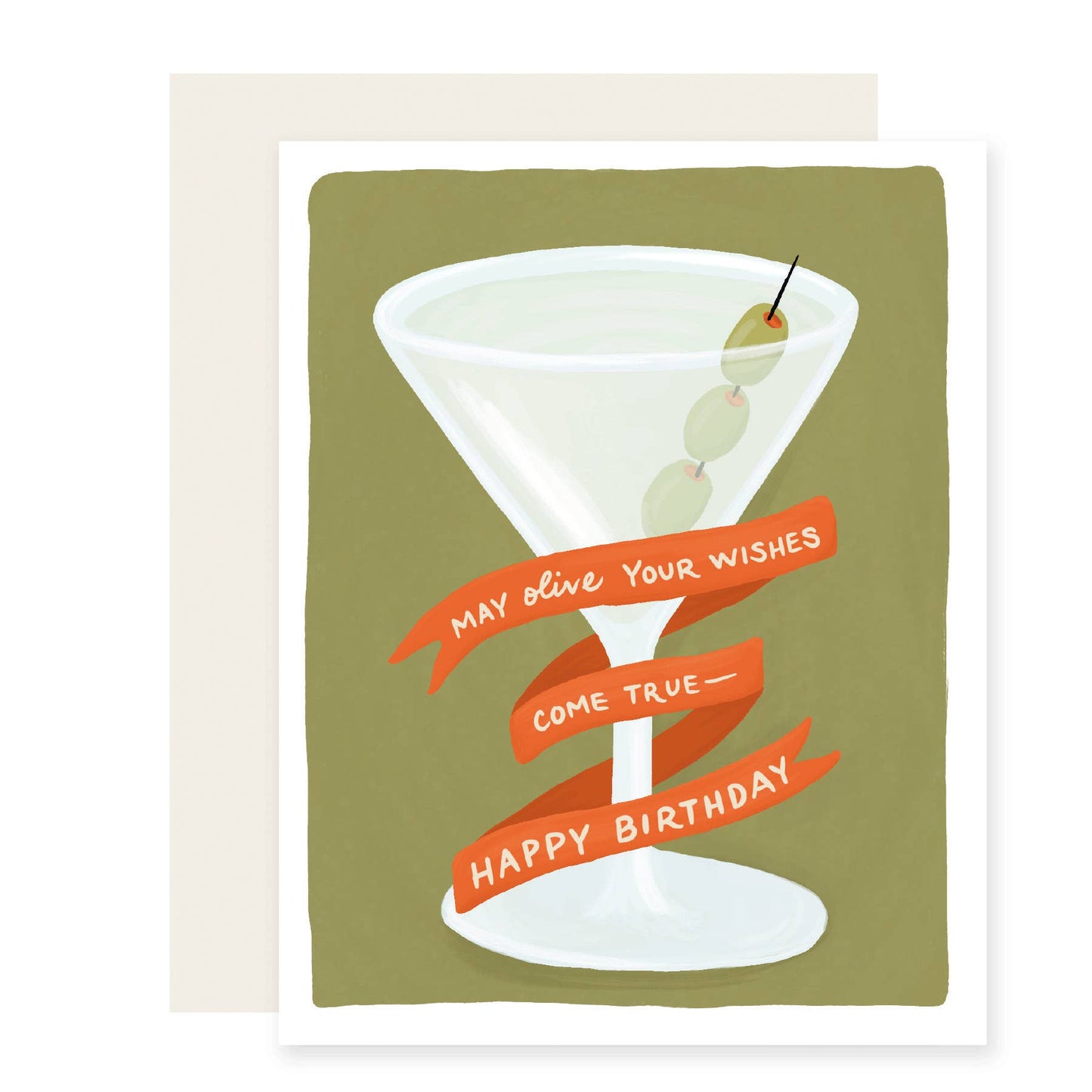 Olive Your Wishes | Punny Birthday Card