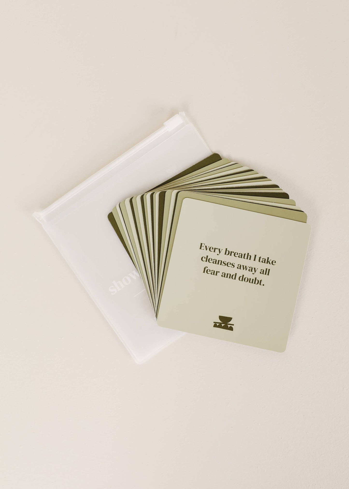 Shower Affirmation™ Display Cards - Grounding