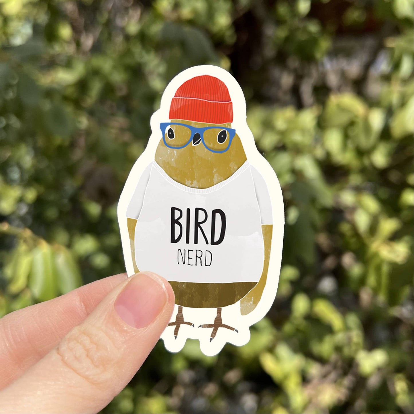 Bird Nerd Sticker